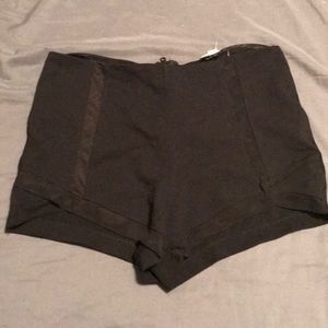 Black high waisted shorts